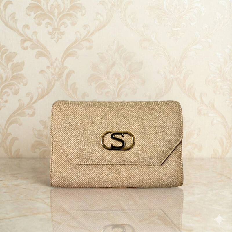 Cartera Beige Elegante Estilo Paja: Chic y Versátil