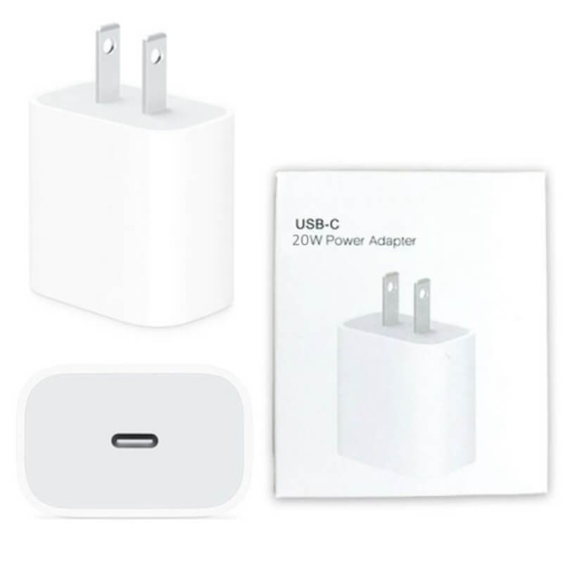 Conector iPhone 20W A2305 Certificado Carga Rápida y Segura