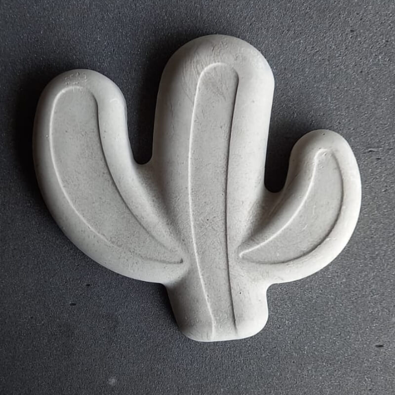 Cactus - Piedra Decorativa 3D para Artes y Manualidades