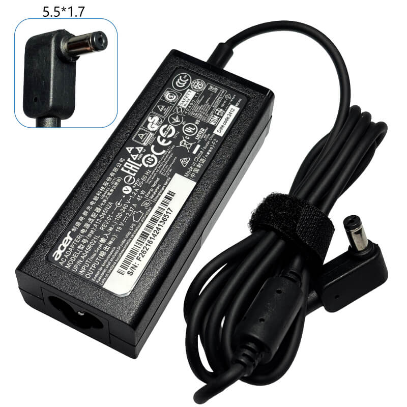 ADAPTADORES ACER 19V 2.37A 5.5*1.7 45W ORIGINAL