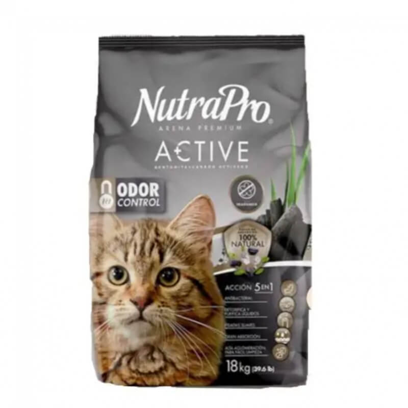 Arena Nutrapro Carbón Activado 18Kg