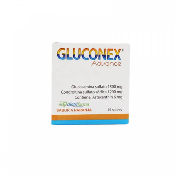 GLUCONEX ADVANCE SOBRE X 15*5