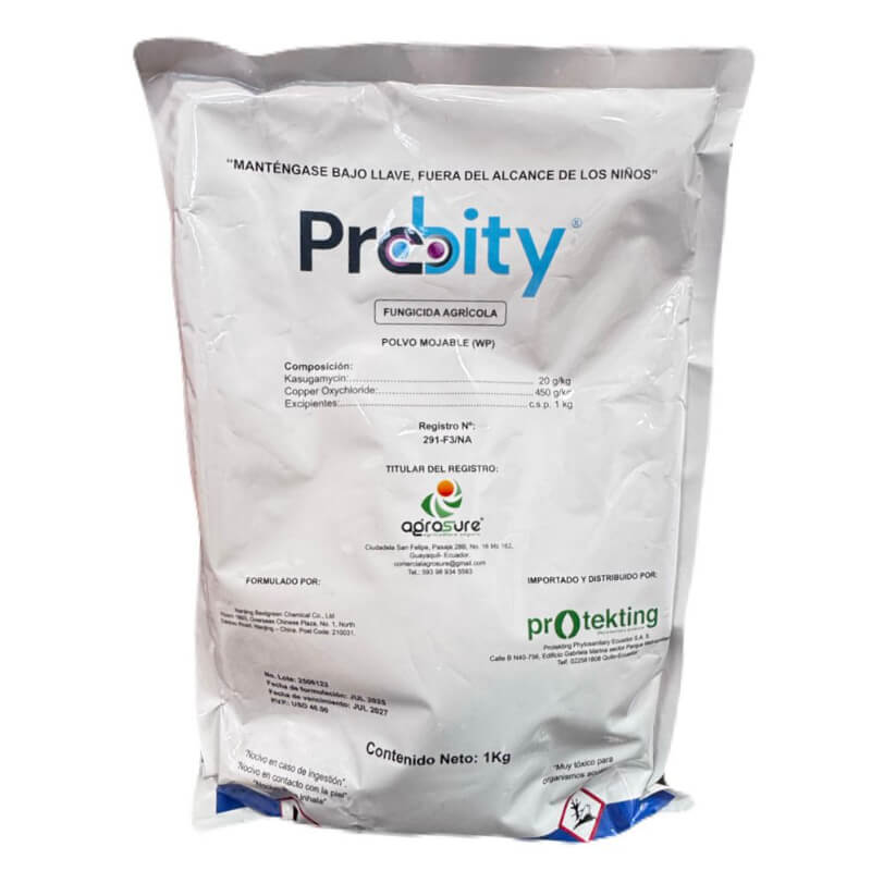 Probity® Kilo, Fungicida, Kasugamycin y Copper Oxychloride. Protekting.
