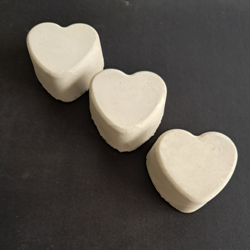 Corazoncitos 2 - Piedra Decorativa 3D para Artes y Manualidades