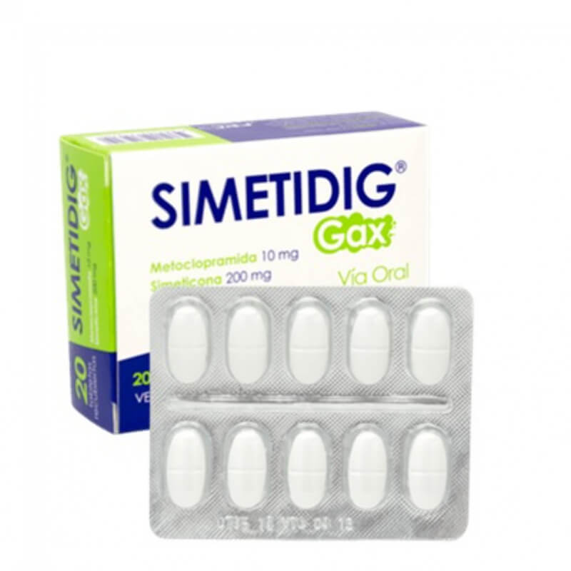 SIMETIDIG GAX TABLETAS X 20
