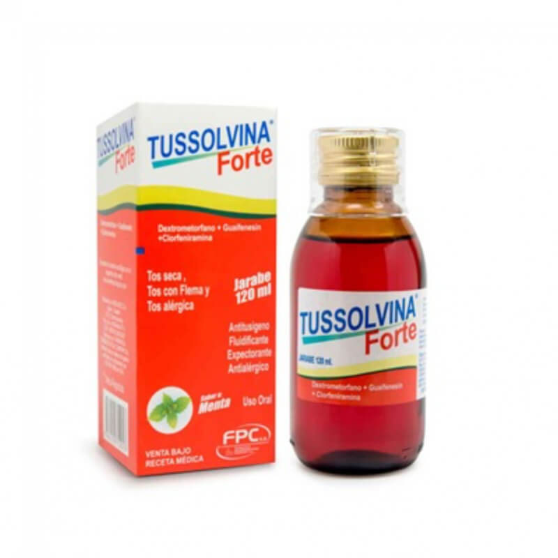 TUSSOLVINA FORTE JARABE X 120ML