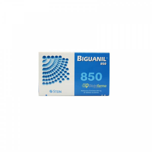 BIGUANIL 850MG TABLETAS X 30*1
