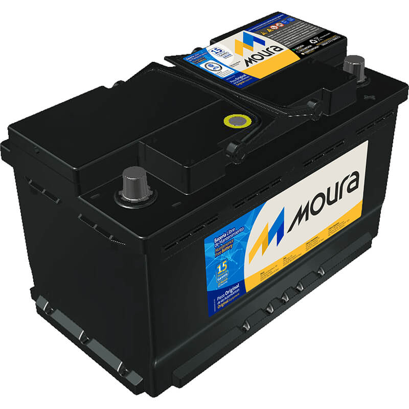 BATERIA MOURA BRASILEÑA 94R M80CD CON 19 PLACAS 80 AMPERIOS POLARIDAD DERECHA (+ -)