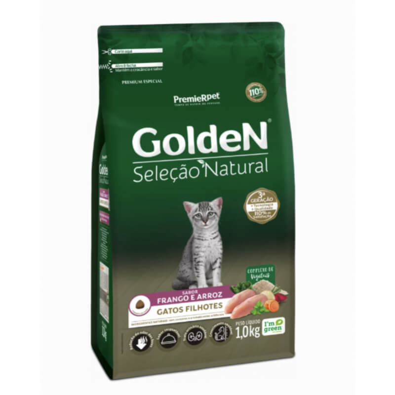 GoldeN® Selección Natural Gatos Gatitos Sabor Pollo y Arroz 10,1kg