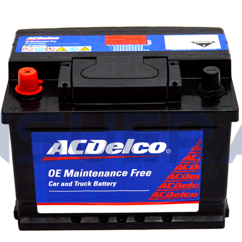 BATERIA ACDELCO AMERICANA 42I LBN2 800 14 PLACAS 52 AMPERIOS POLARIDAD IZQUIERDA (+ -)