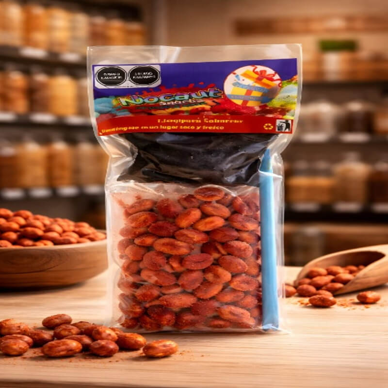 Cacahuate crujiente enchilado | Nocaut Snacks