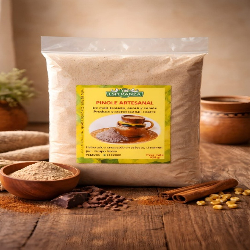 Pinole Casero 400 gr | Nocaut Snacks