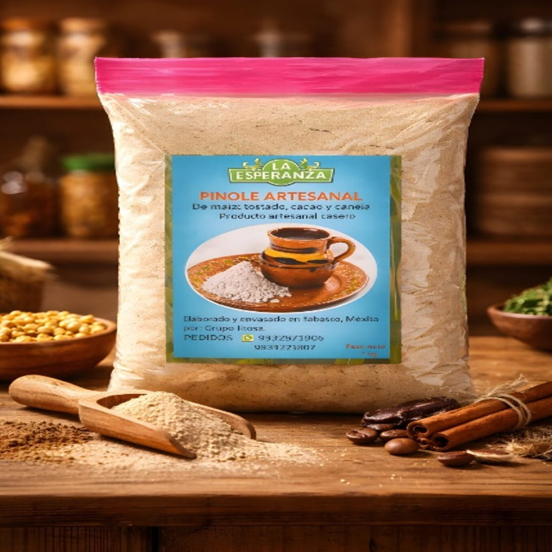 Pinole Casero 1kg | Nocaut Snacks