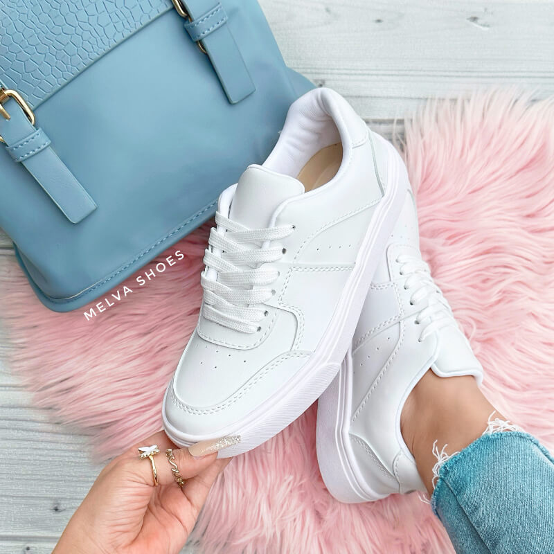 Sneakers Urbanos Blancos Bajas: Cómodos, Modernos y en Tendencia – Estilo y Confort Superior