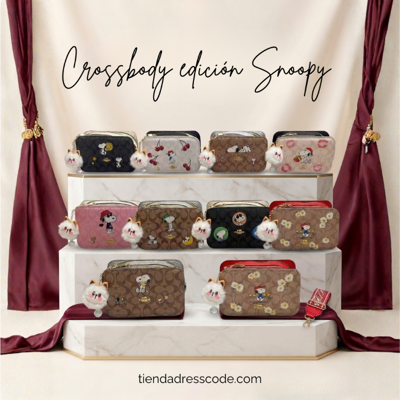 Bolso Crossbody Snoopy Exclusivo: Bandolera Pequeña Premium con Diseño Original Peanuts