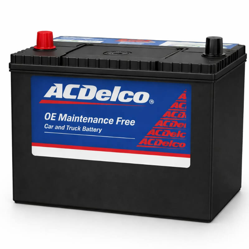 BATERIA ACDELCO AMERICANA 27I 1000 17 PLACAS 75 AMPERIOS POLARIDAD IZQUIERDA (+ -)