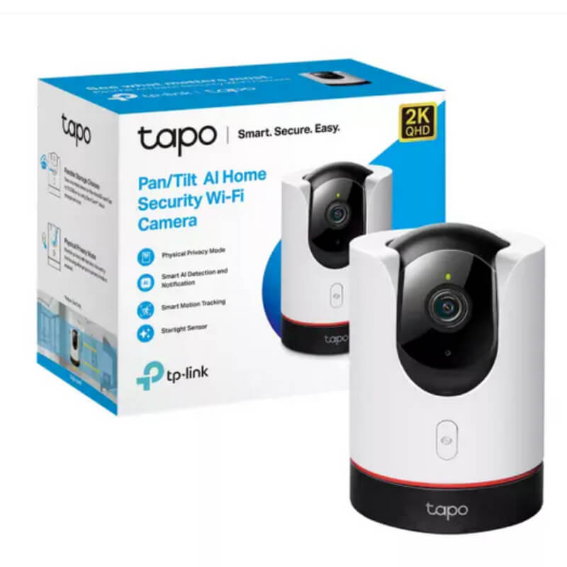 CAMARA TP-LINK TAPO C225 S1/2K / INTERIOR/360° /AUDIO BI /512 GB/DETECCION DE IA