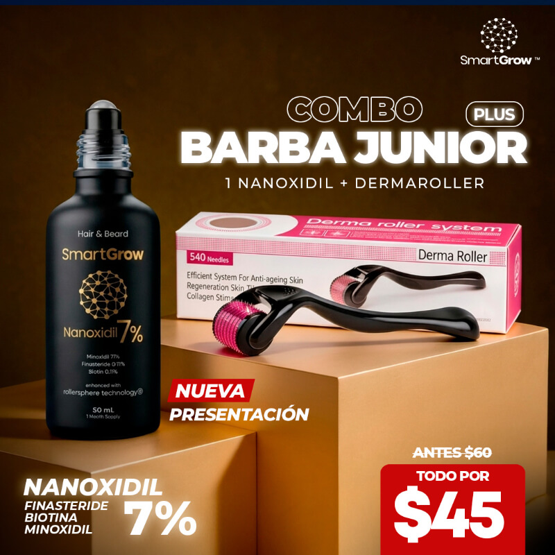 Nanoxidil + DermaRoller|Barba y Cabello