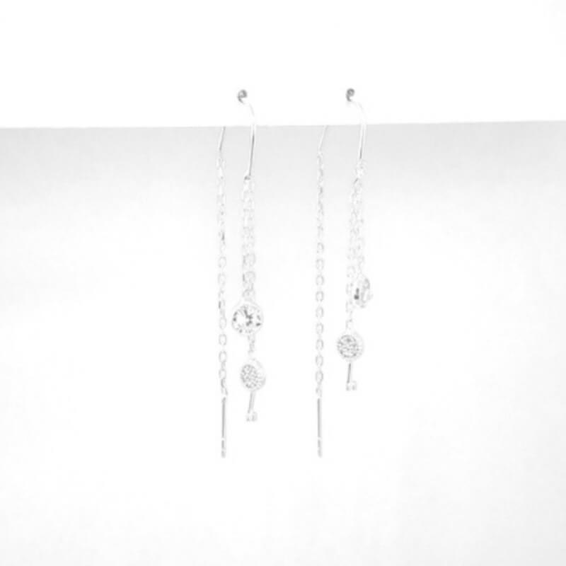 ARETES EN PLATA LEY 925 SISTEMA PASAR