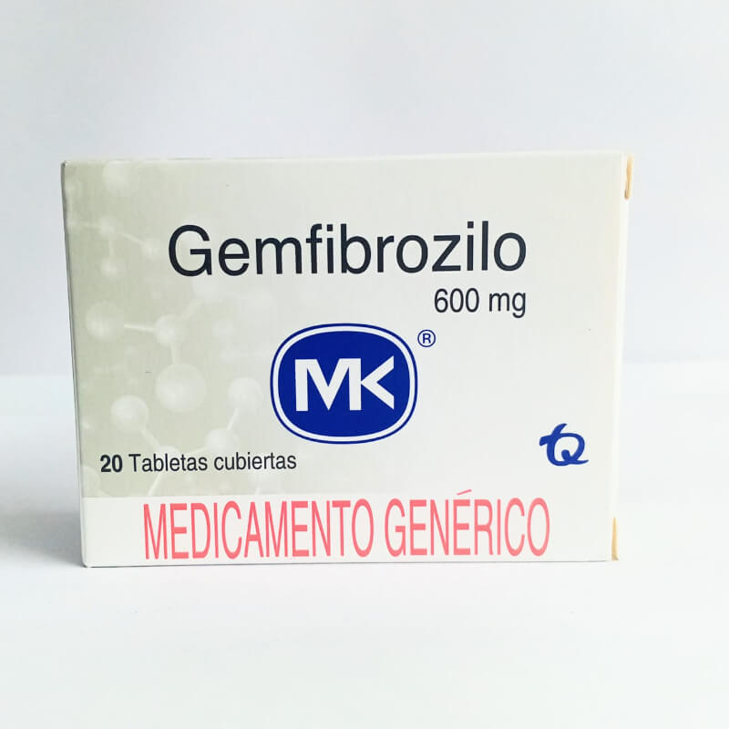 GEMFIBROZILO 600MG TABLETAS X 20*2