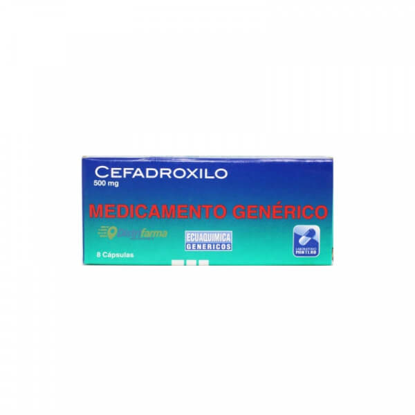 CEFADROXILO 500 CAPSULAS X 8*1