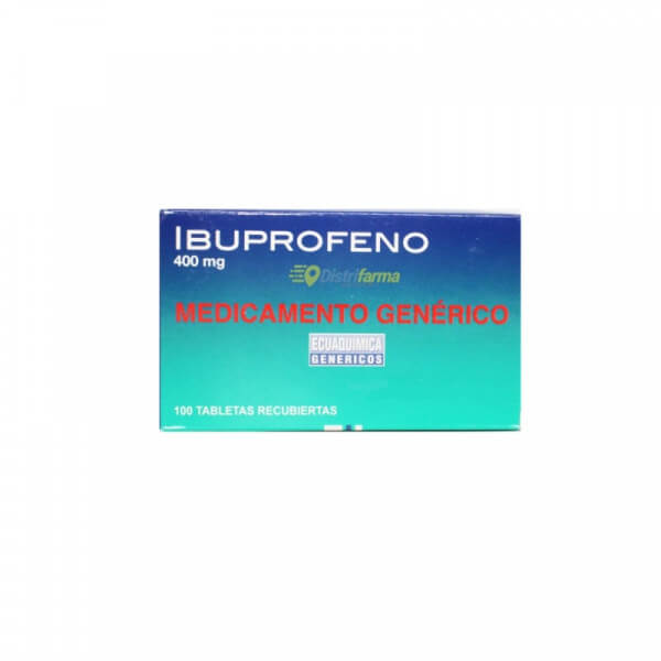 IBUPROFENO 400MG TABLETAS X 100*10