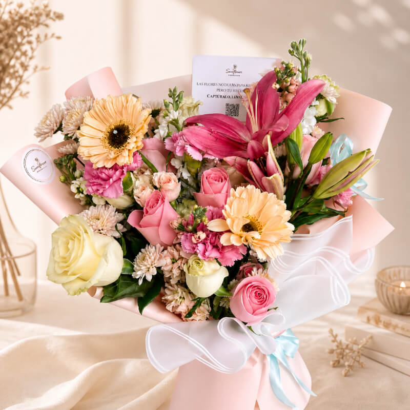 Amore Mio Bouquet| Flores para el dia de la madre| Envios a domicilio, Guayaquil, Via la costa, Samborondon