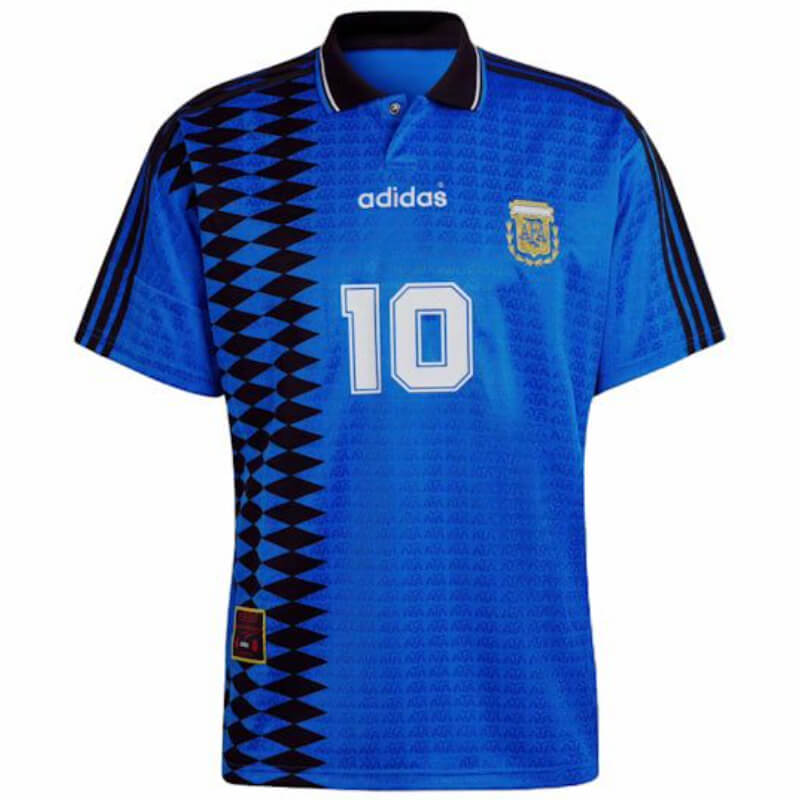 CAMISETA ARGENTINA ALTERNA MUNDIAL 1994 (#10 MARADONA)