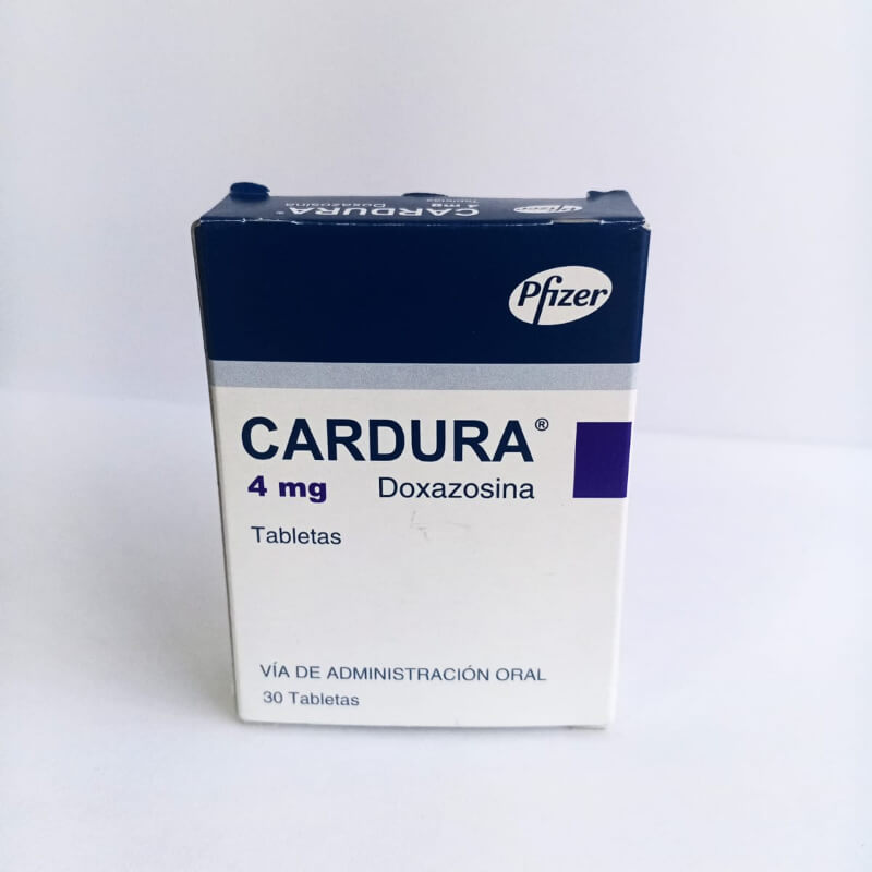 CARDURA 4MG TABLETAS X 30*3