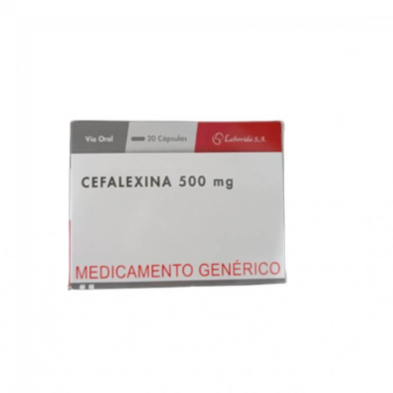 CEFALEXINA 500MG CAPSULAS X 20