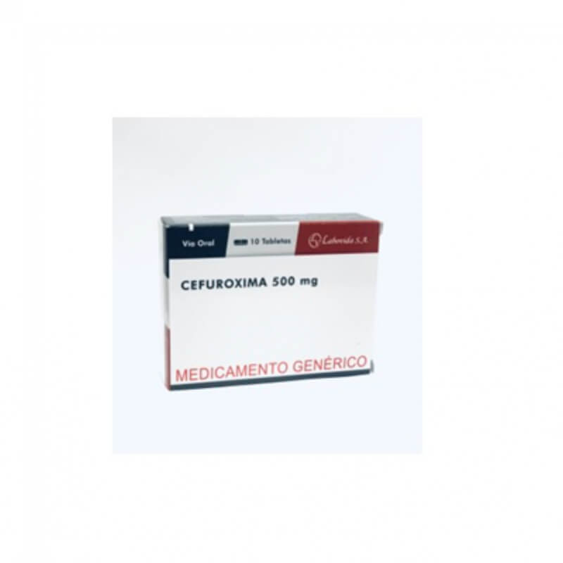 CEFUROXIMA 500MG TABLETAS X 10