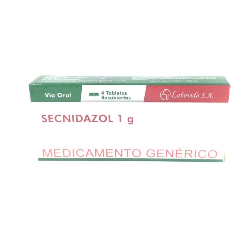 SECNIDAZOL 1GR TABLETAS X 4