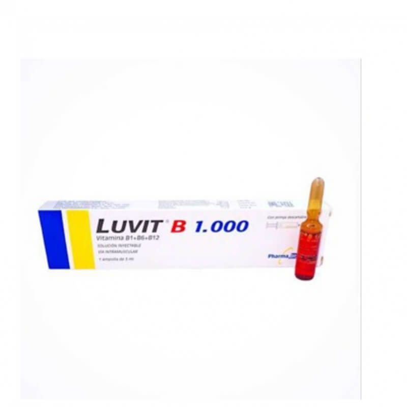 LUVIT 1000MG AMPOLLA + JERINGA