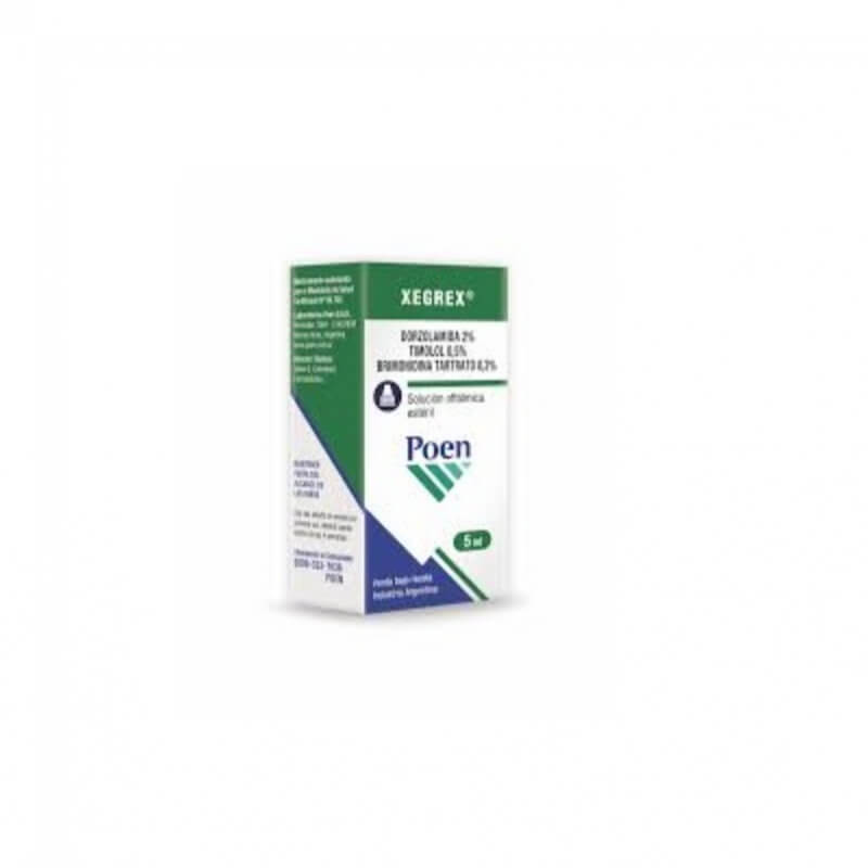 XEGREX SOLUCION OFTALMICA X 5ML