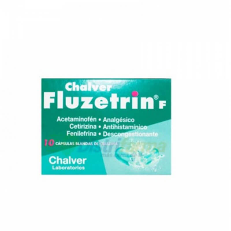 FLUZETRIN F CAPSULAS BLANDAS X 10