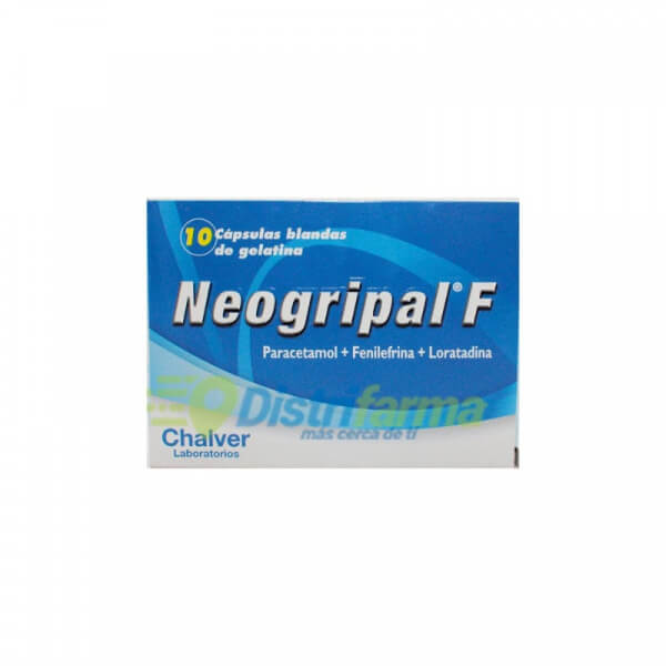 NEOGRIPAL F CAPSULAS X 10*1