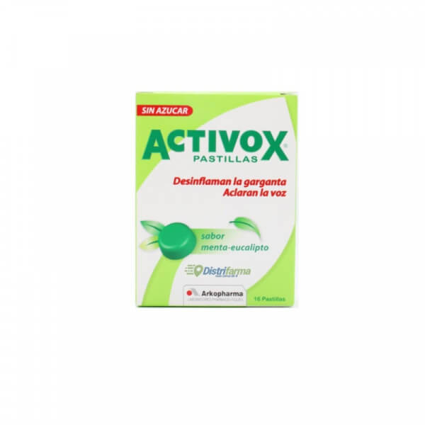 ACTIVOX MENTA-EUCALIPTO TABLETAS X 16*1