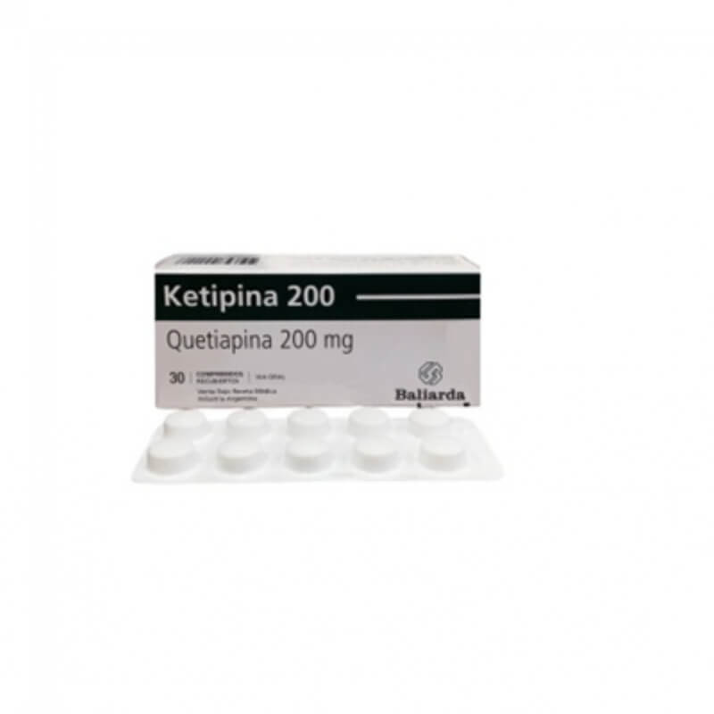 KETIPINA 200MG COMPRIMIDOS X 30