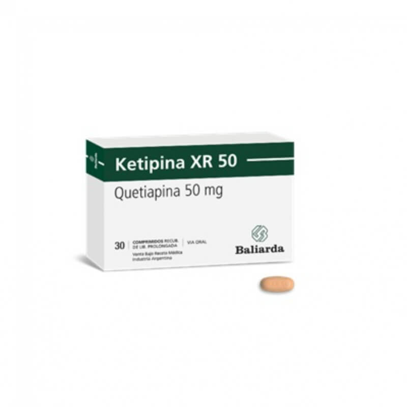 KETIPINA XR 50MG COMPRIMIDOS X 30