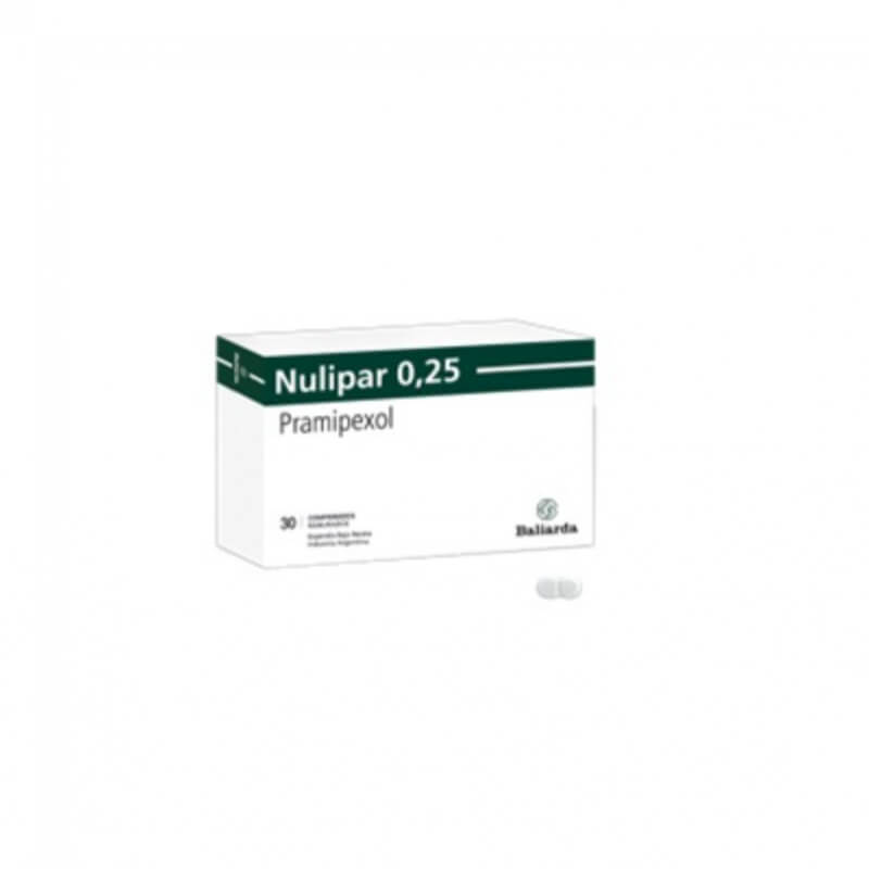 NULIPAR 0.25MG COMPR X 30