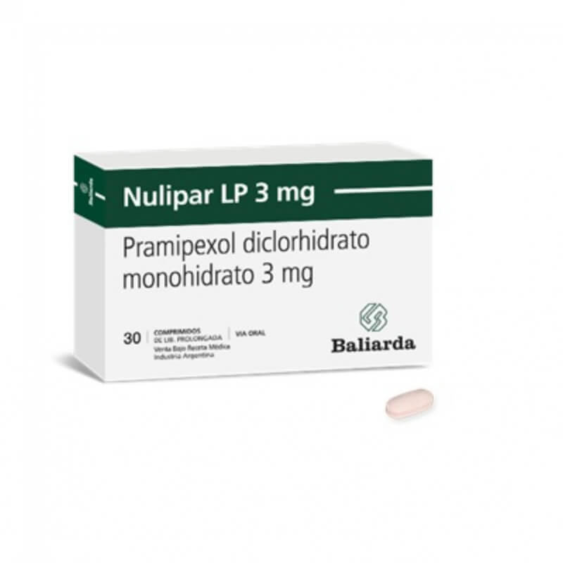 NULIPAR LP 3MG COMPRIMIDOS X 30
