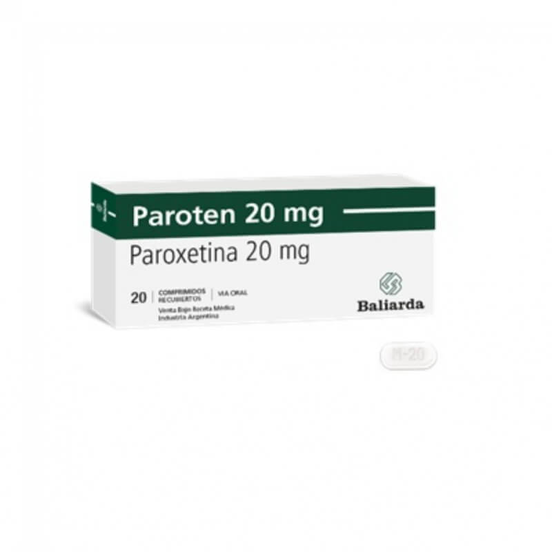 PAROTEN 20MG TABLETAS X 20*1