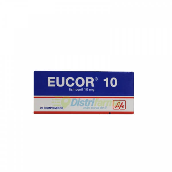 EUCOR 10MG TABLETAS X 20*1