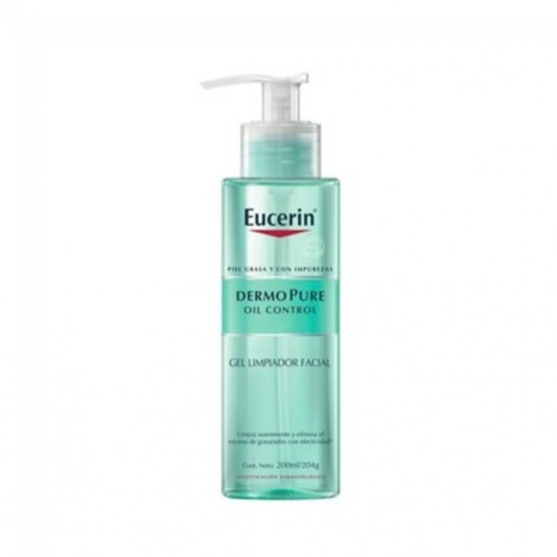 EUCERIN DERMOPURE GEL LIMPIADOR FRASCO X 200ML