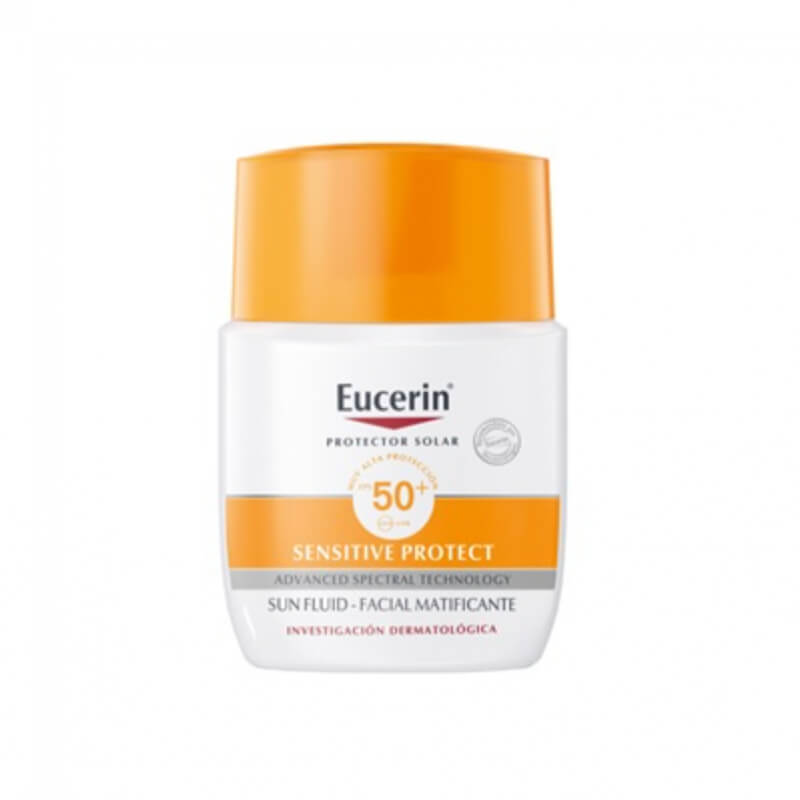 EUCERIN SUN FPS50+ FLUIDO MATIFICANTE X 50ML